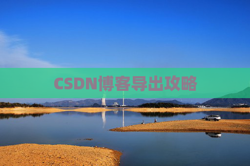 CSDN博客导出攻略 CSDN博客导出攻略